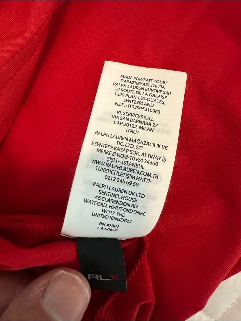 Ralph Lauren Red Short-Sleeve Polo Shirt